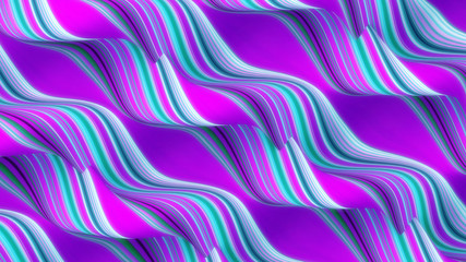 Elegant line background. 3d illustration, 3d rendering.