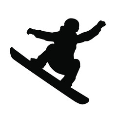 Snowboarding Silhouette