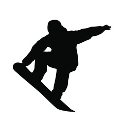 Snowboarding Silhouette