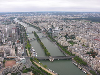 Fototapeta na wymiar from Eiffel tower