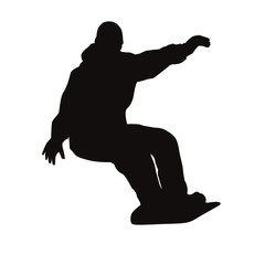 Snowboarding Silhouette