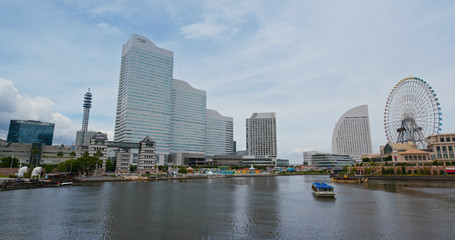 Yokohama city harbor