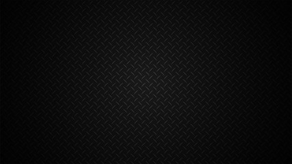 Texture of corrugated black steel sheet. Vector illustration.