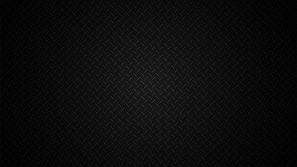 Texture of corrugated black steel sheet. Vector illustration.