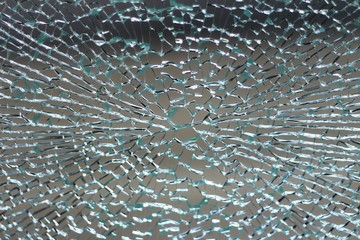 Broken glass wall 03