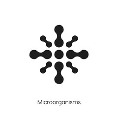 microorganisms icon vector symbol