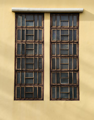 old wooden window