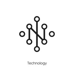 tech icon vector symbol