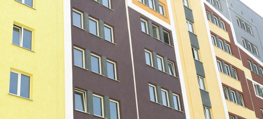 Obraz premium Modern panel apartment building