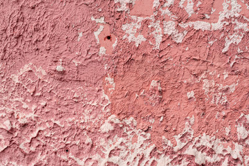 Texture of a concrete wall with cracks and scratches which can be used as a background