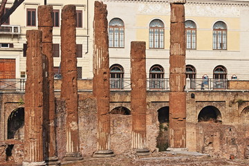 Largo di Torre Argentina a Roma
