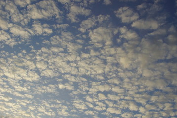 blue sky with clouds