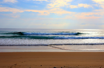 Obraz premium sunset on the beach