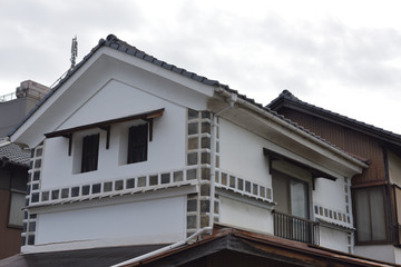 Fototapeta na wymiar 日本の岡山県笠岡市で見つけた古くて美しい建物