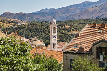 Fototapeta premium Corte, Corsica France island