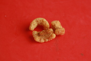 Torreznos are a typical Spanish meal made with fried pork skin