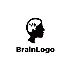 Fototapeta na wymiar Human head with Creative ideas, Brain, Creative mind, learning and design icons. Man head, people symbols