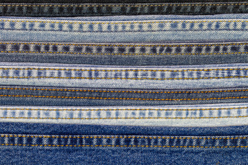 Jeans seamless, fabric of Jeans denim texture background.