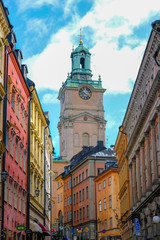 Naklejka premium Colourful Stockholm