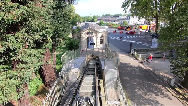 funicular of the city of Pau, France