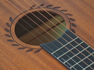 Obraz premium Acoustic guitar for background