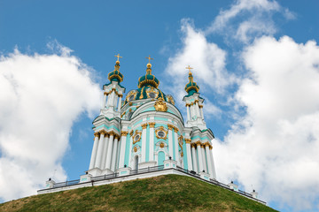 The capital of Ukraine is the city of Kiev  St. Andrew's Church