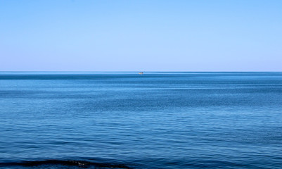 Black sea coast isn summer, calm sea 