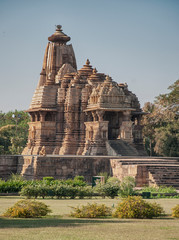 Fototapeta na wymiar Devi Jagadambi Temple, Khajuraho, India