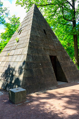 Pavilion Pyramid in Catherine park at Tsarskoe Selo in Pushkin, Russia