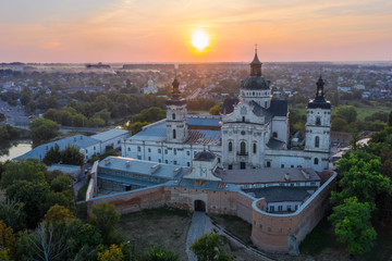 The monastery of barefoot Carmelites in Berdichev. View from above