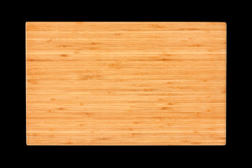 blank block or wooden cutting board for food preparation in kitchen or top view wood brown table or wall with floor and empty for work and wallpaper on black background isolated included clipping path