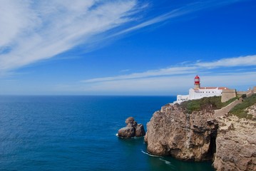 Fototapeta na wymiar Faro de Cabo de San Vicente 