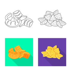 Isolated object of Oktoberfest and bar sign. Collection of Oktoberfest and cooking stock symbol for web.