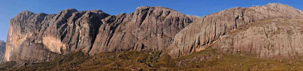 En route vers le Pic Boby à Madagascar dans le massif d'Andringitra
