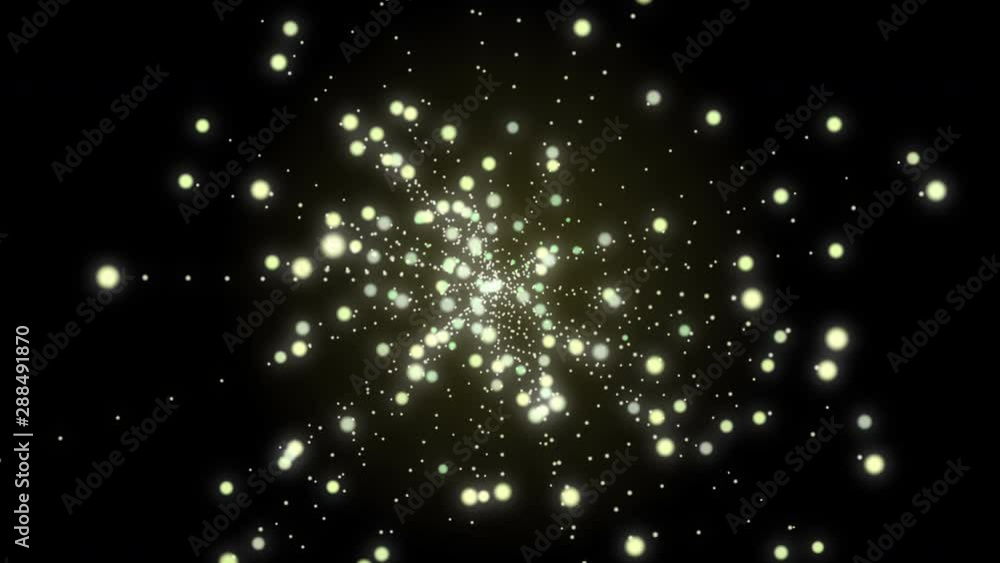 Aufkleber technology loop line futuristic speed of light explosion in galaxy motion background. 4k colorful cr