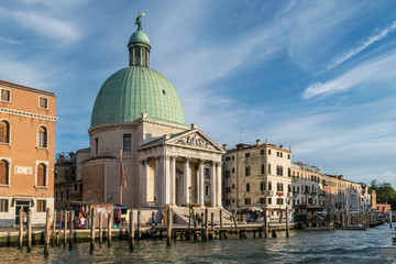 Fototapeta na wymiar San Simeone Piccolo church in Venice