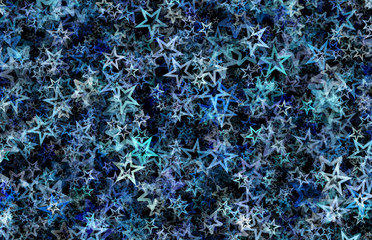 many colored stars