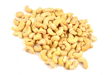 Cashew isolated on white background