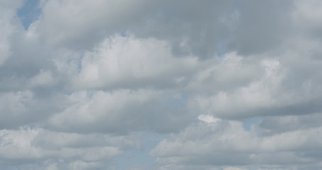 daytime shot of summer blue sky with white clouds