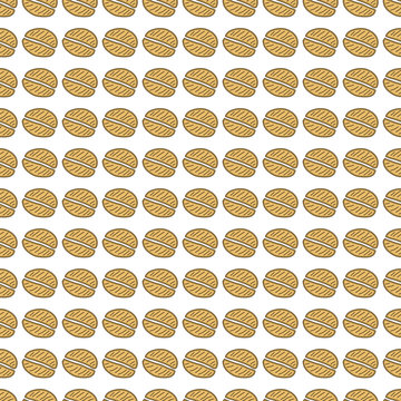 coffee beans seamless simple
