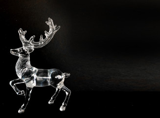 Glass reindeer