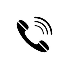 telephone icon trendy