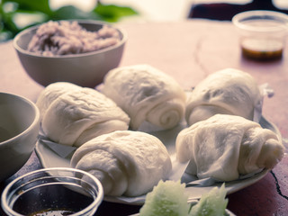 Chinese Breakfast Five Steam Buns  