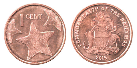 New Coins Bahamas - obrazy, fototapety, plakaty
