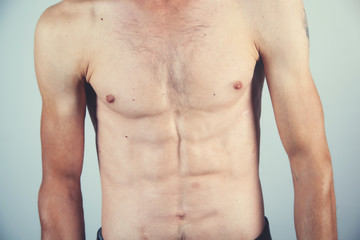 Fototapeta premium strong healthy handsome Athletic Man