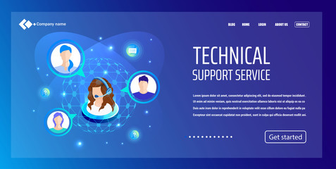 Naklejka premium Vector template for website and app. Customer, client care and support. Helpline numder. Personal user service and relationship. Isometric illustration concept for your landing page, banner.