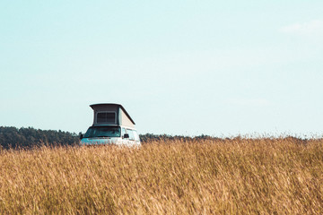 Camper Bus in Nature