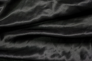 black fabric cloth background texture