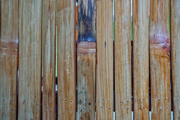 Bamboo wooden fence background
