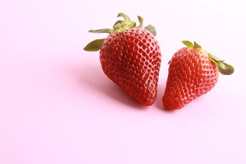 strawberry on colorful background